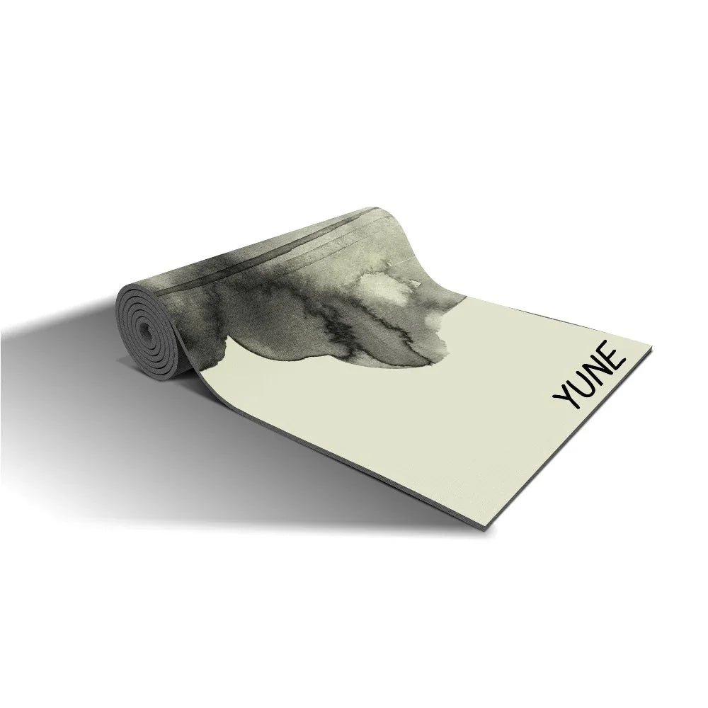 Yune Off White Grippy Yoga Mat Spruce - Yune Yoga