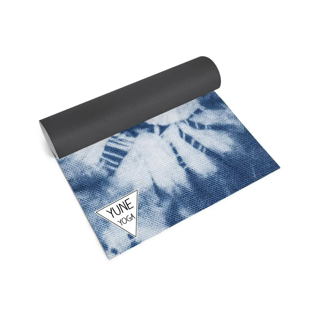 Yoga Mat | 6mm Thick | Blue Tie Dye | Non-Slip | Eco Friendly | Yune Yoga | Ataraxy - Yune Yoga