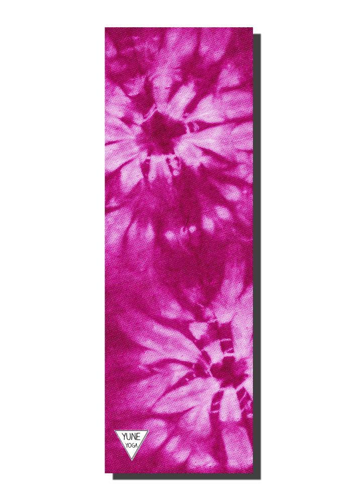 Yoga Mat | 6mm Thick | Pink Tie Dye | Non-Slip | Eco Friendly | Yune Yoga | Elan - Yune Yoga