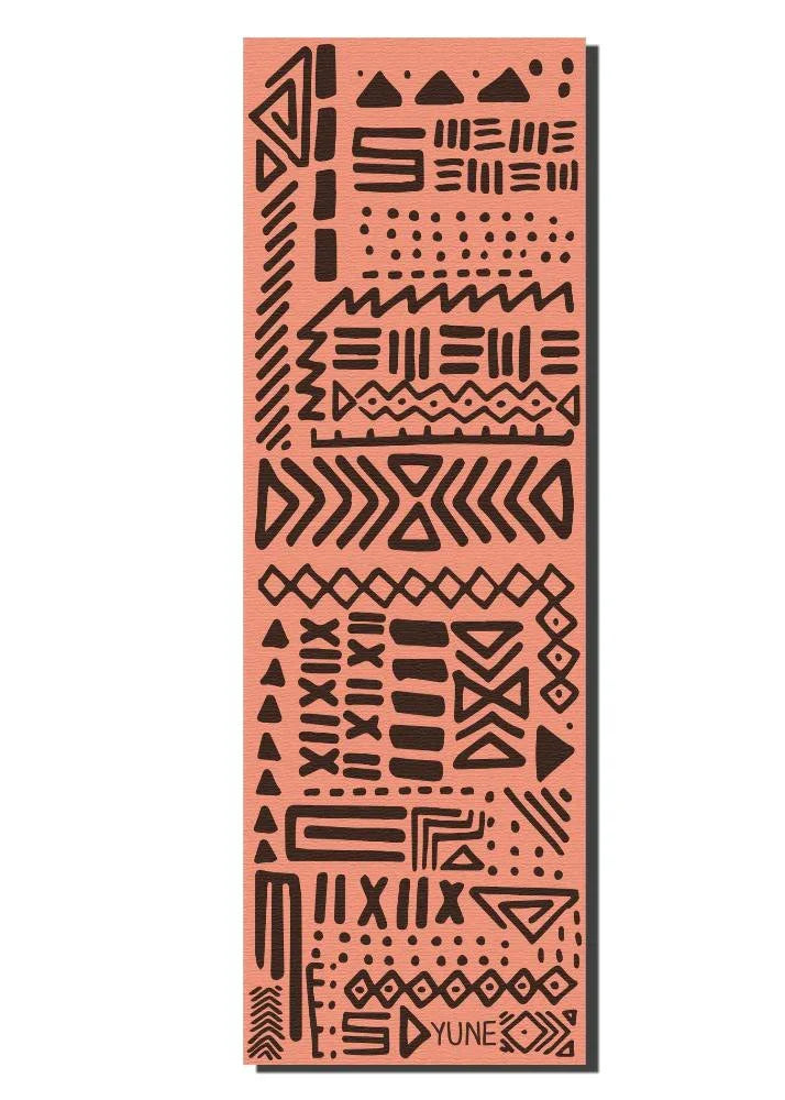 Yoga Mat | 6mm Thick | Tan | Non-Slip | Eco Friendly | Yune Yoga | Obelisk - Yune Yoga