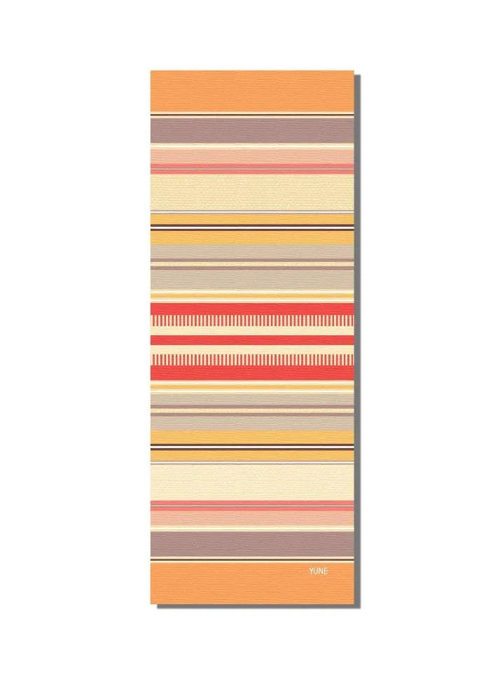 Yoga Mat | 6mm Thick | Striped | Non-Slip | Eco Friendly | Yune Yoga | Raliegh - Yune Yoga