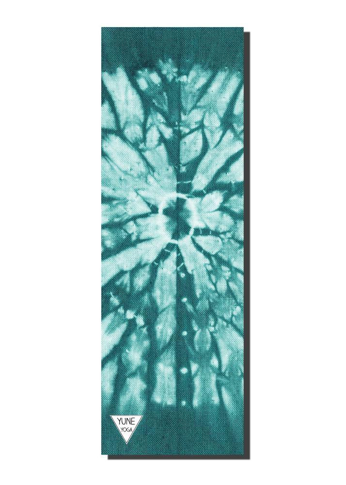 Yoga Mat | 6mm Thick | Green Tie Dye | Non-Slip | Eco Friendly | Yune Yoga | Sangfroid - Yune Yoga