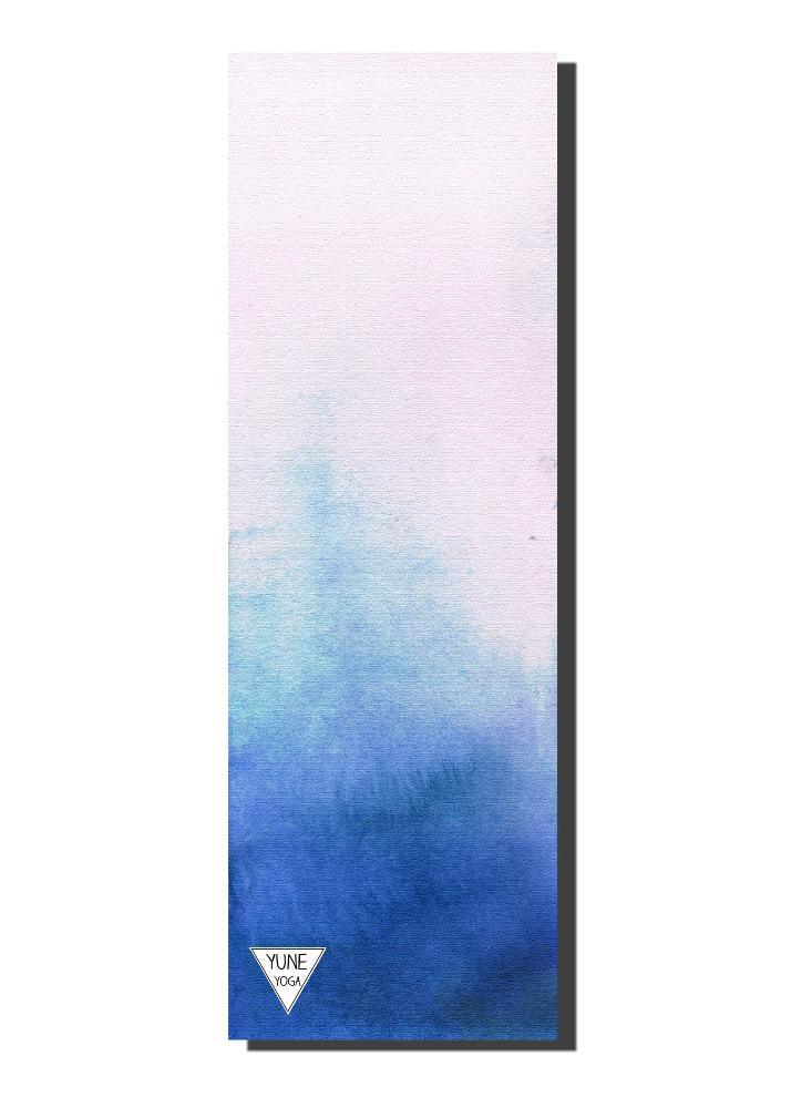 Yoga Mat | 6mm Thick | Blue | Non-Slip | Eco Friendly | Yune Yoga | Serenity - Yune Yoga
