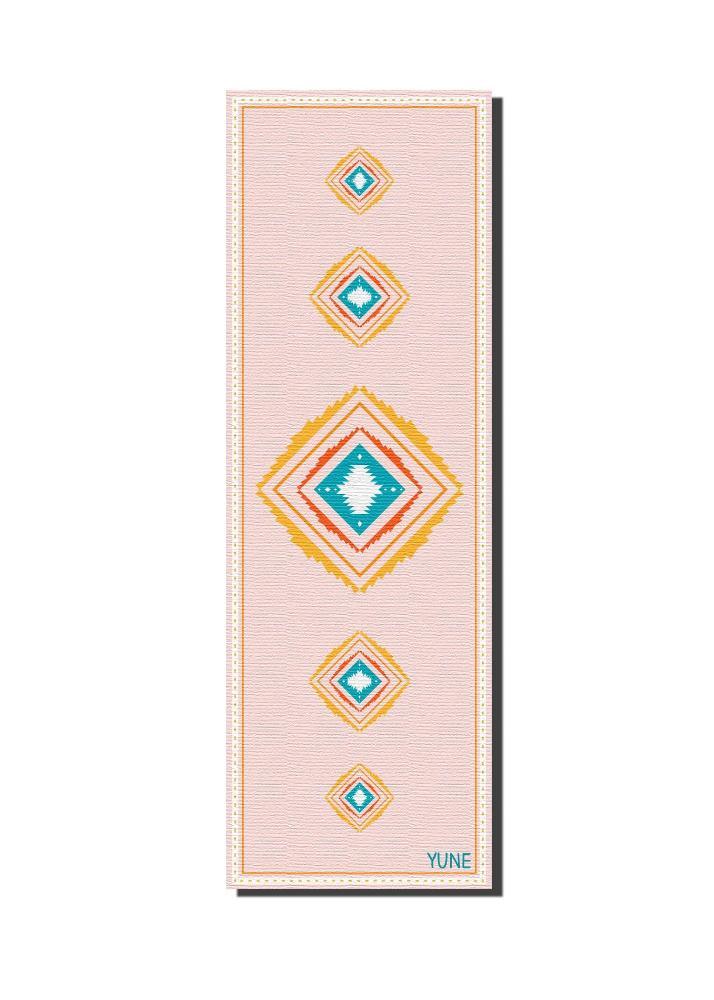 Yoga Mat | 6mm Thick | Pink | Non-Slip | Eco Friendly | Yune Yoga | Stella - Yune Yoga