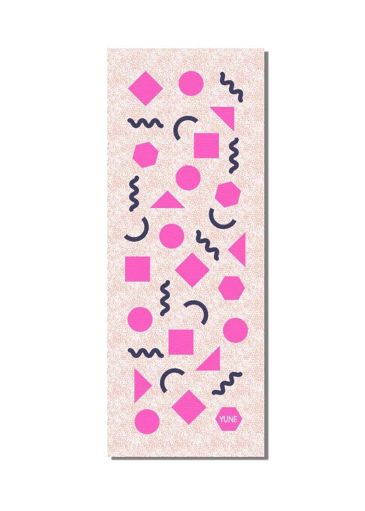 Yoga Mat | 6mm Thick | Pink | Non-Slip | Eco Friendly | Yune Yoga | Titania - Yune Yoga