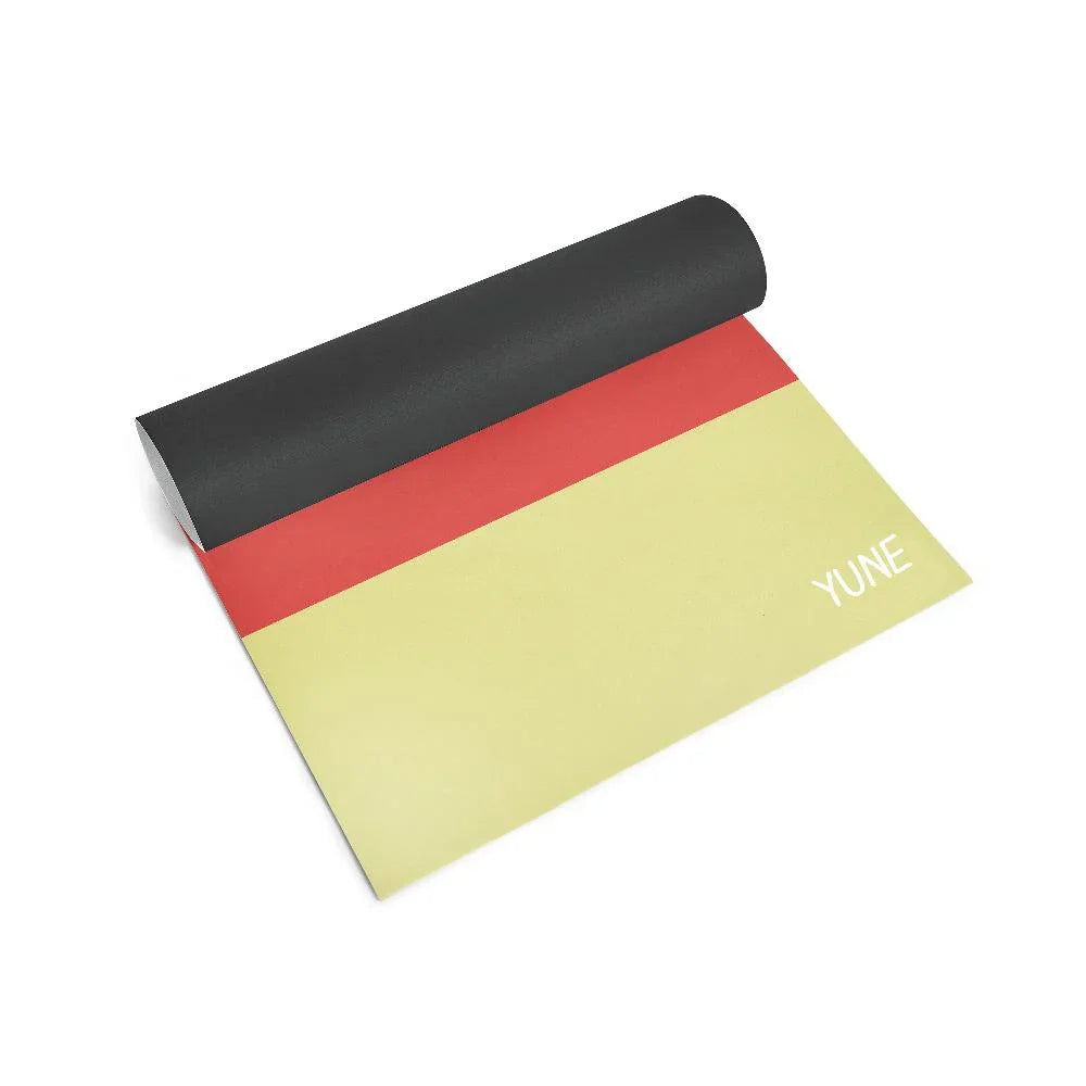 Yoga Mat | 6mm Thick | Multi Color Striped | Non-Slip | Eco Friendly | Yune Yoga | Trestles - Yune Yoga