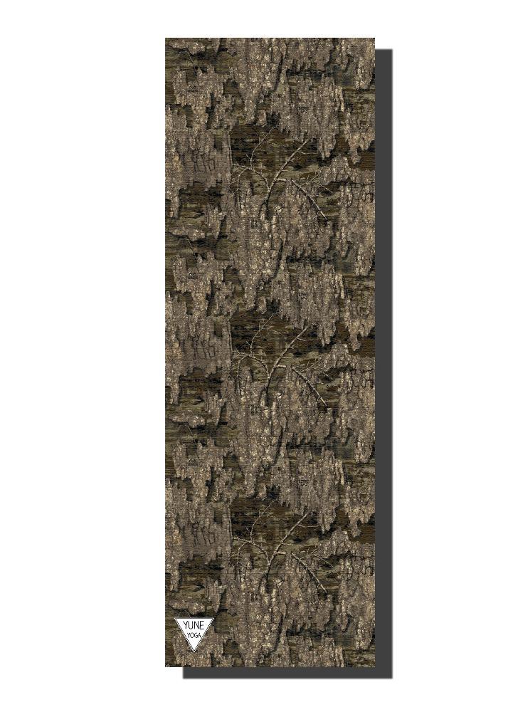 Yoga Mat | 6mm Thick | RealTree | Non-Slip | Eco Friendly | Yune Yoga | Timber Pattern - Yune Yoga