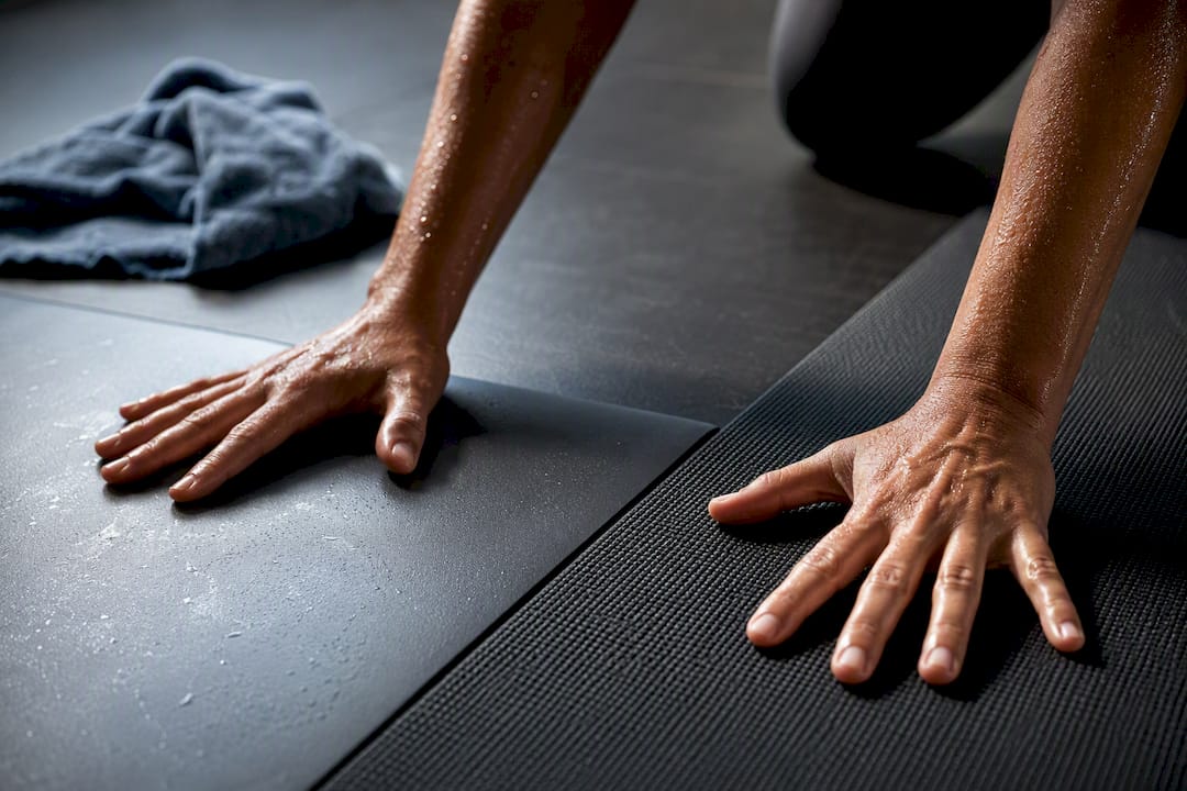 Anonymous PU and natural rubber mat surfaces