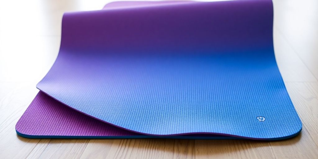 Lululemon Yoga Mat 5mm on a peaceful studio floor.