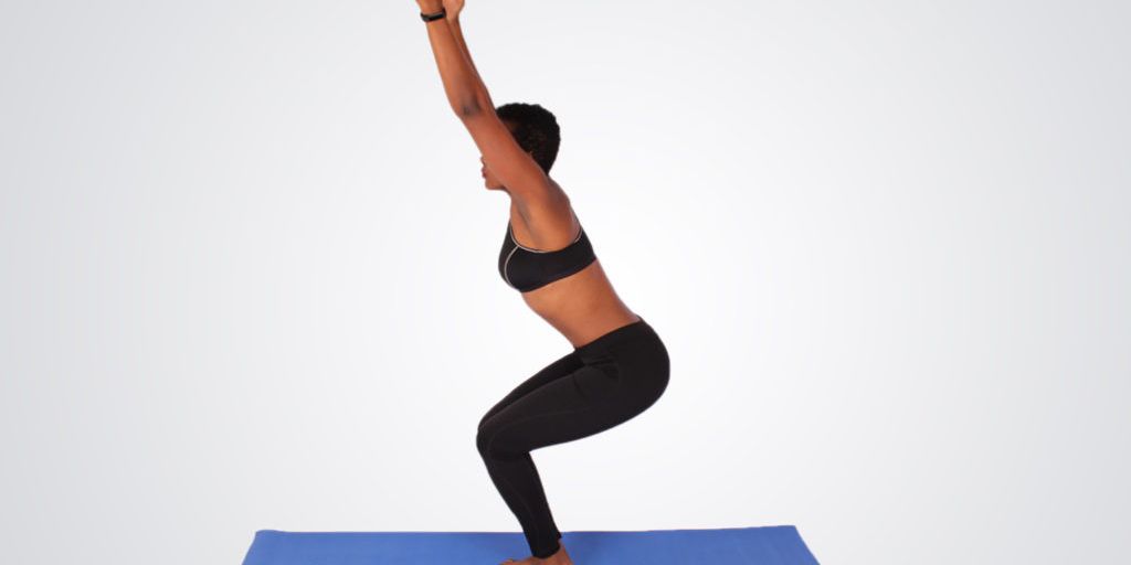 tall yogi practicing yoga on an extra long mat in a serene outdoor setting