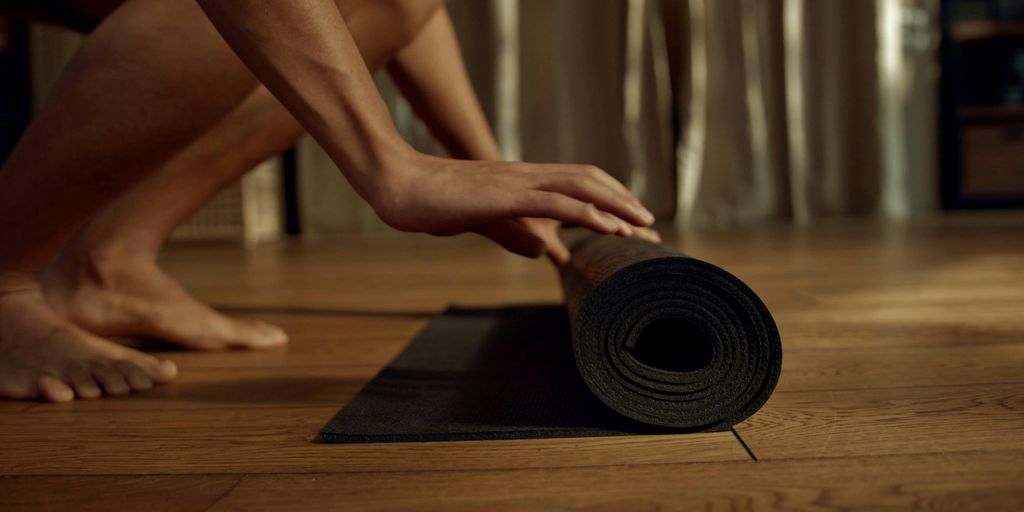 yoga mat material practice