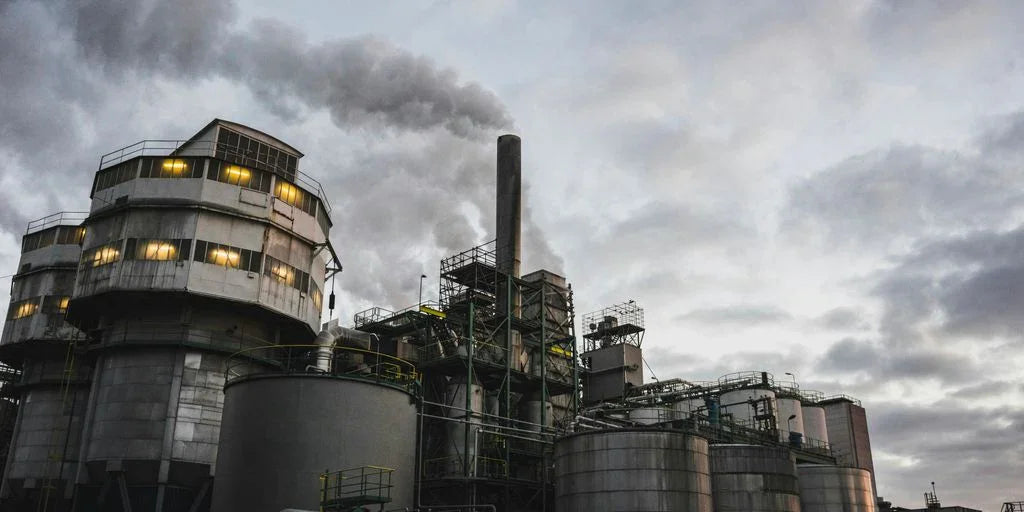 white and brown factory during day