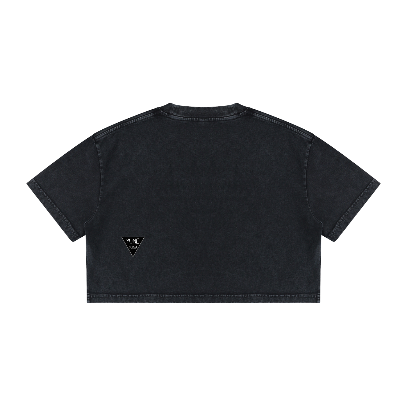 Women's Mineral Wash Cotton Crop T-Shirt