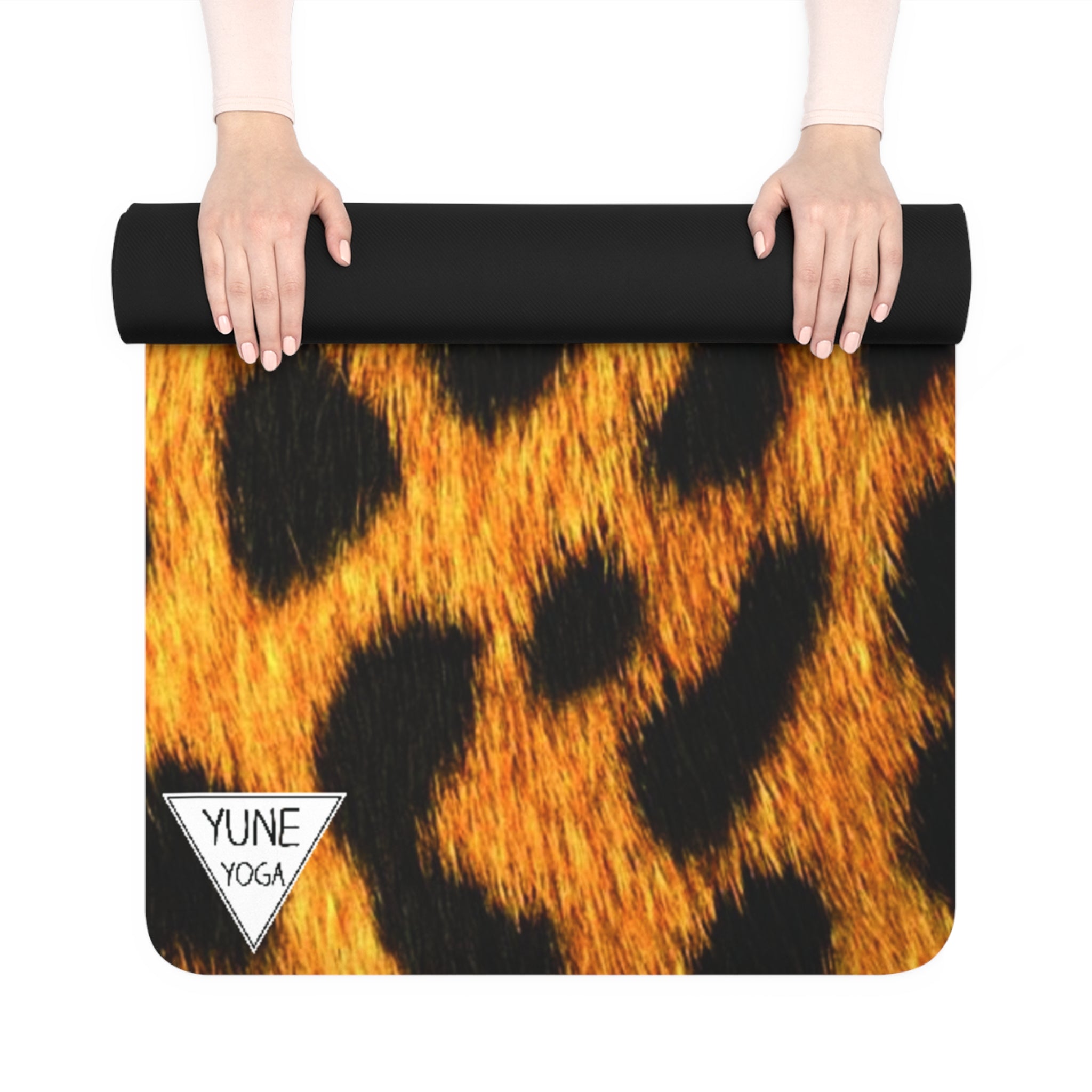 Yoga Mat | 3mm Thick | Natural Rubber | Non-Slip | Leopard | Yune