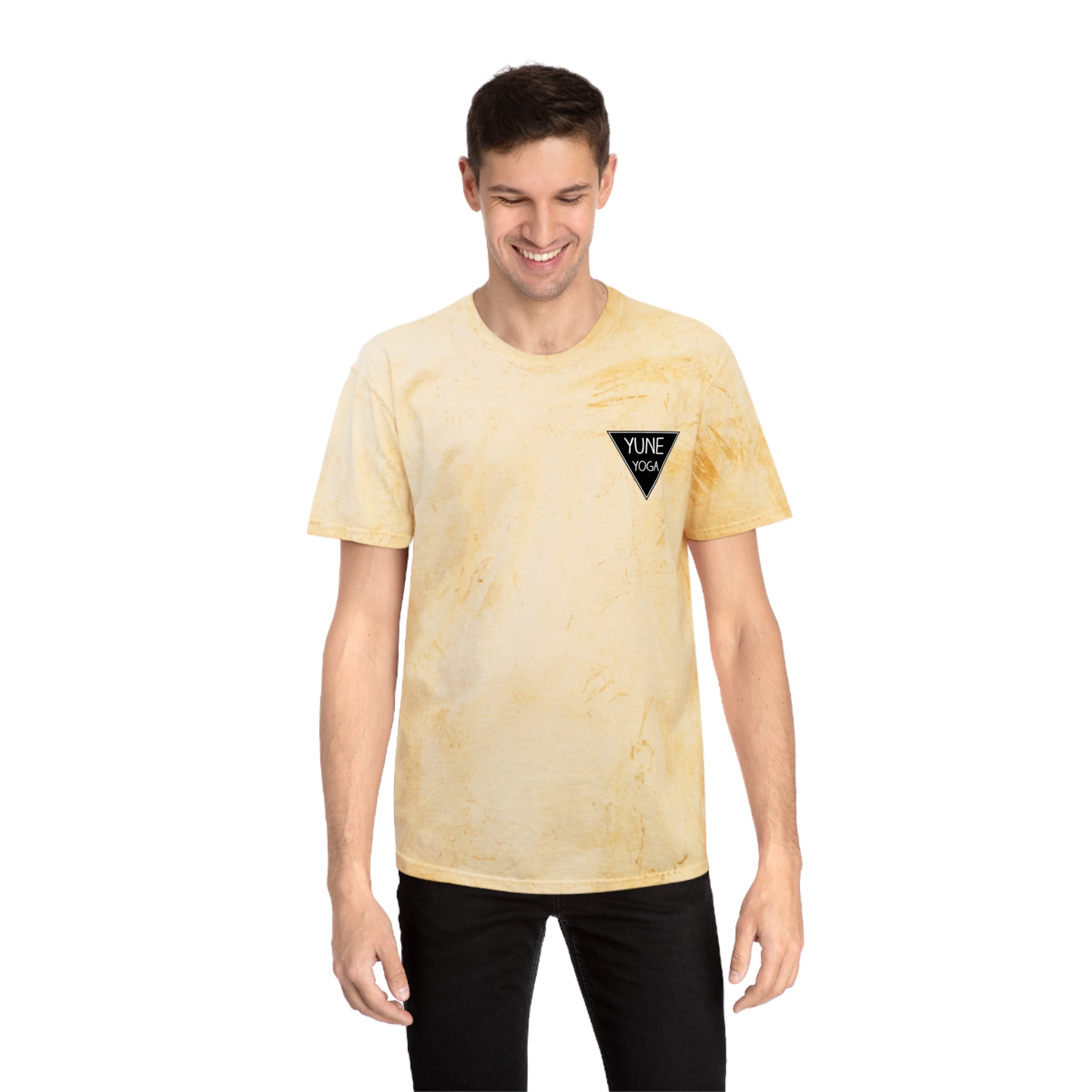Color Blast T-Shirt - Colorful Unisex Yoga Tee - YUNE