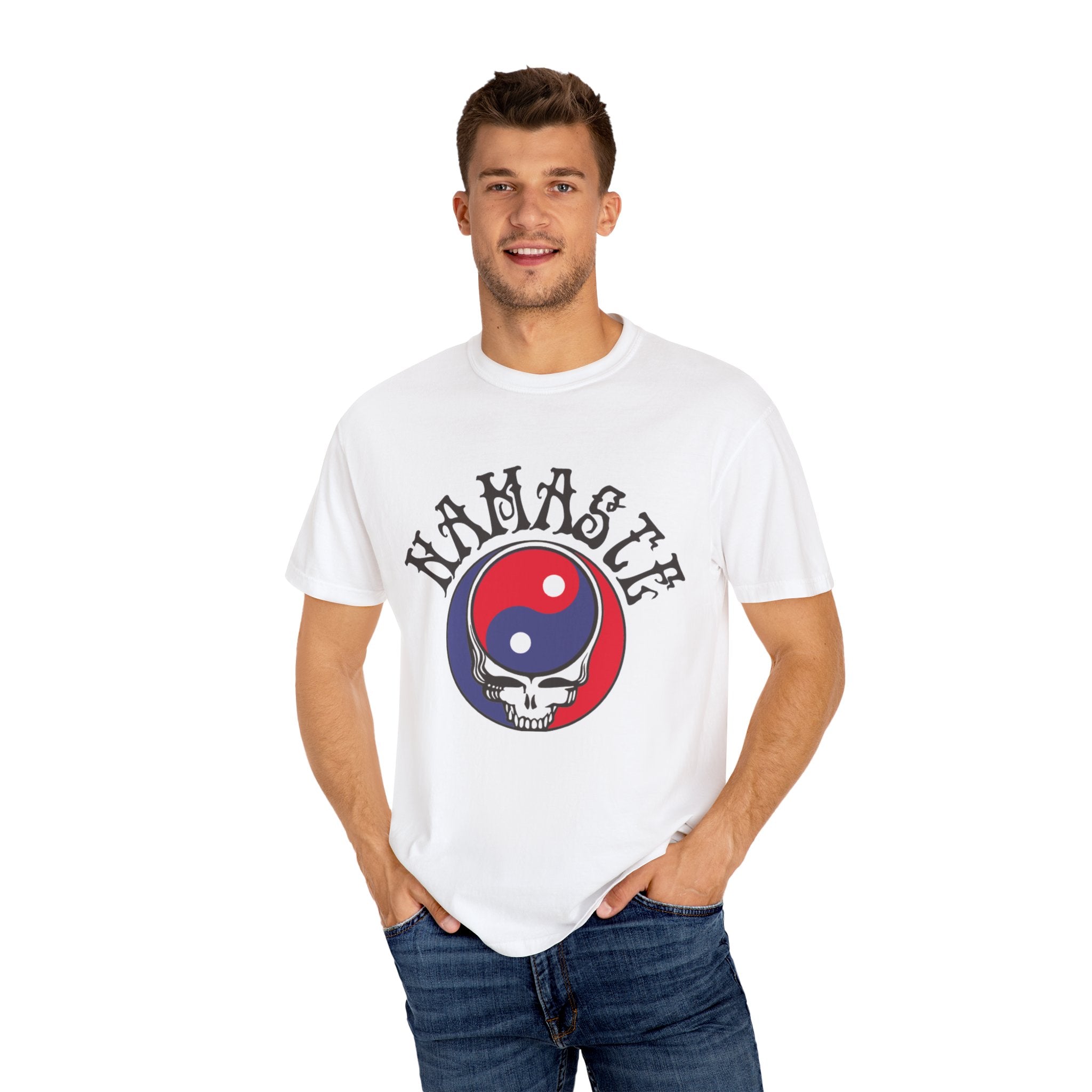 Unisex Garment-Dyed T-shirt NAMASTE GRATEFUL DEAD