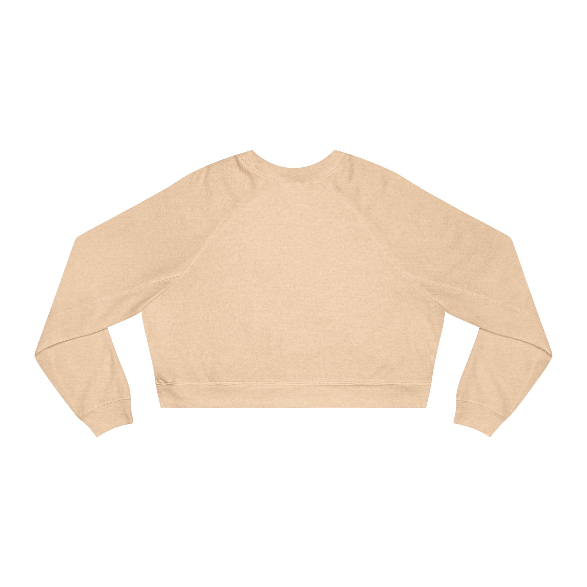 Cropped Fleece Pullover - Yune Yoga Logo Design