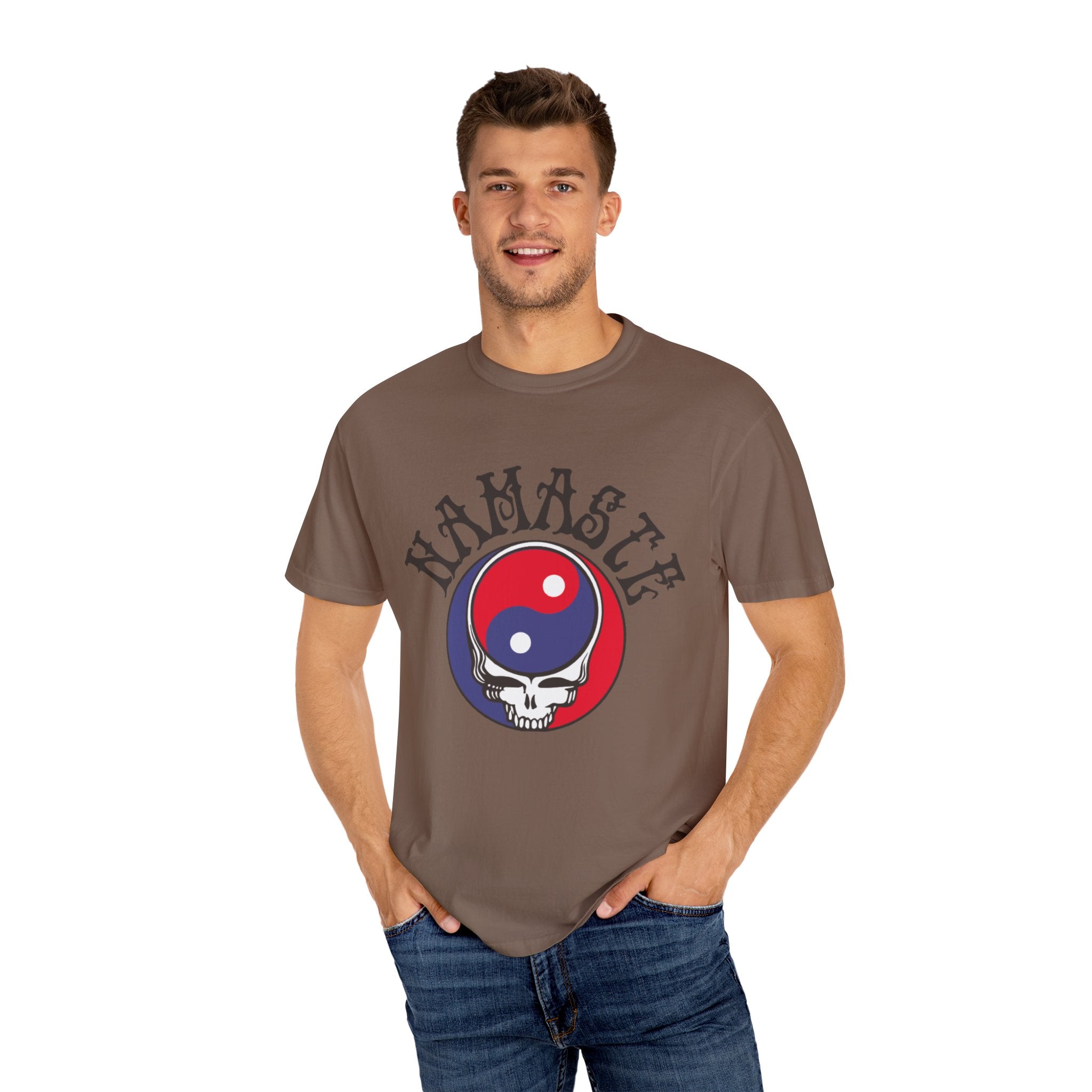 Unisex Garment-Dyed T-shirt NAMASTE GRATEFUL DEAD