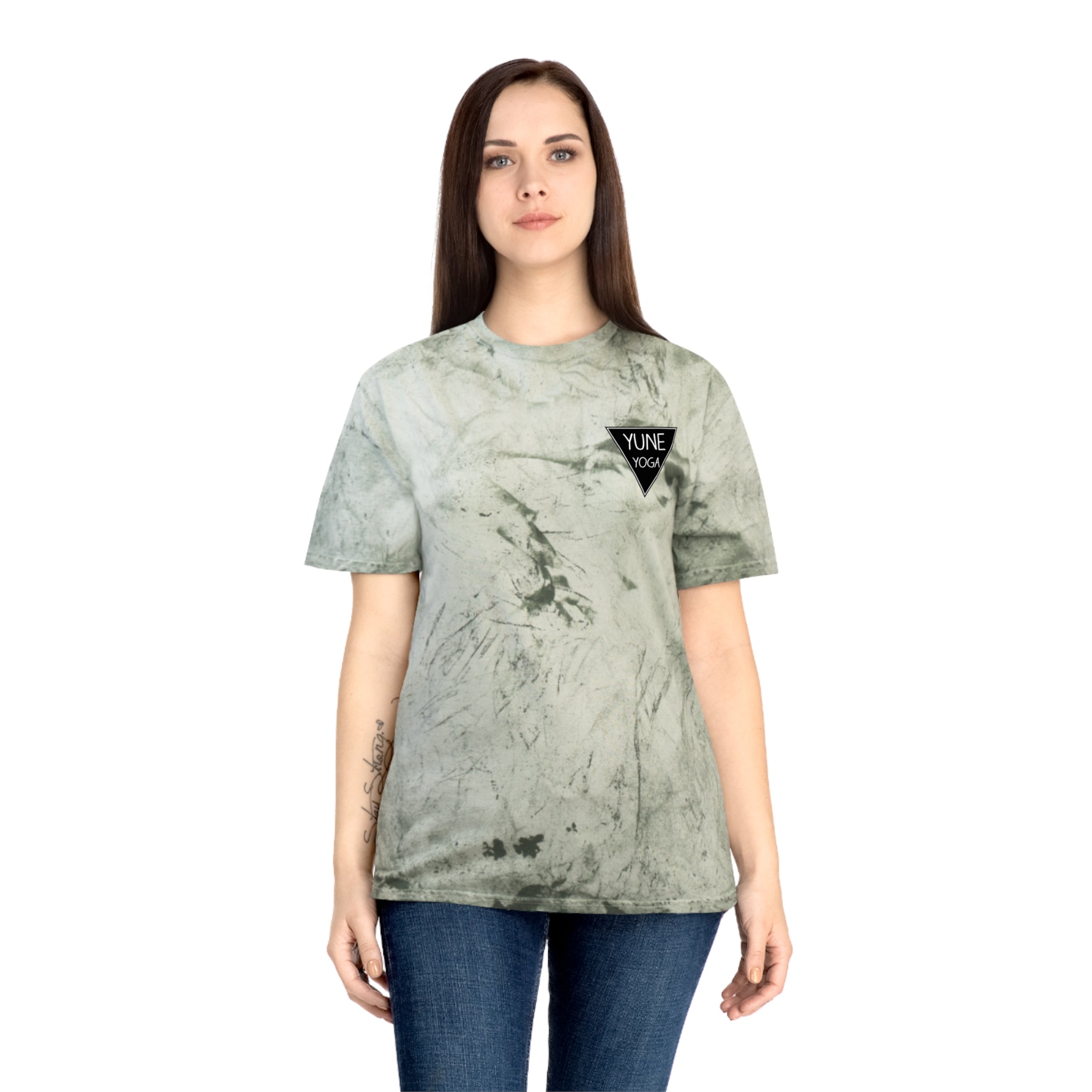 Color Blast T-Shirt - Colorful Unisex Yoga Tee - YUNE