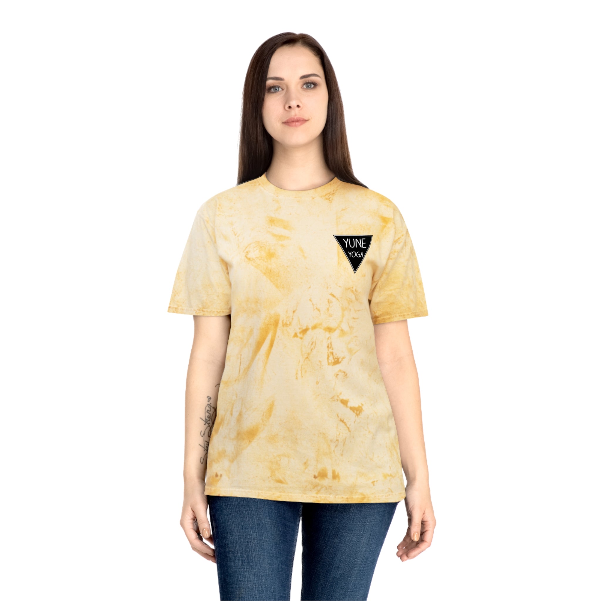 Color Blast T-Shirt - Colorful Unisex Yoga Tee - YUNE
