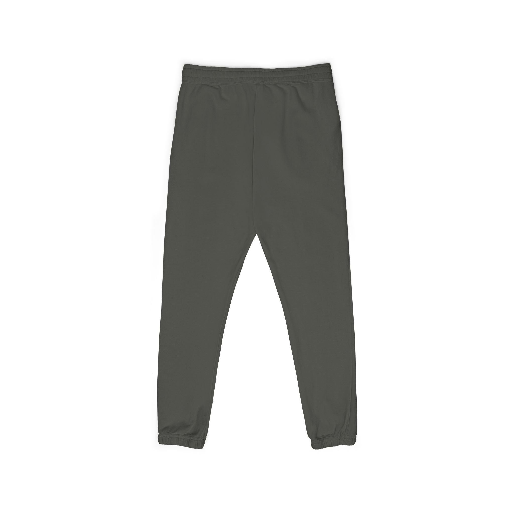 Fleece Sweatpants — Relaxed Garment-Dyed Joggers with Small Chest Triangle Logo