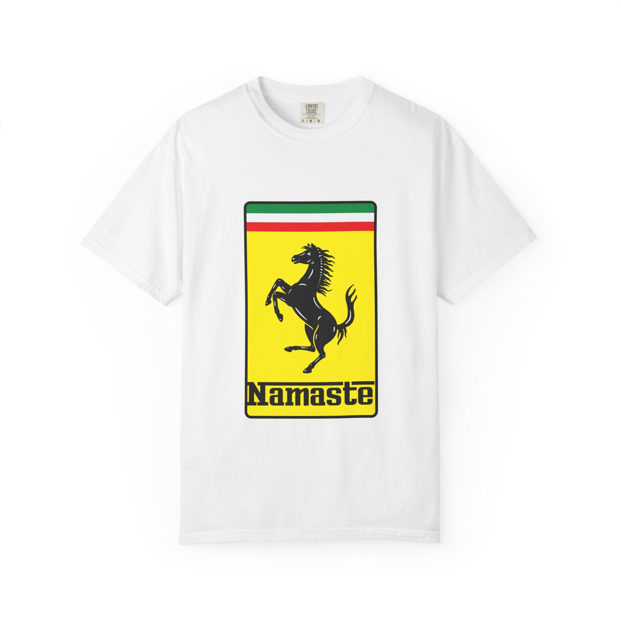 Namaste Retro Graphic Unisex T-shirt - Comfortable Casual Wear, Perfect for Yoga Lovers, Gifts for Him/Her, Relaxed Fit Tee, Summer Style - Yune Yoga