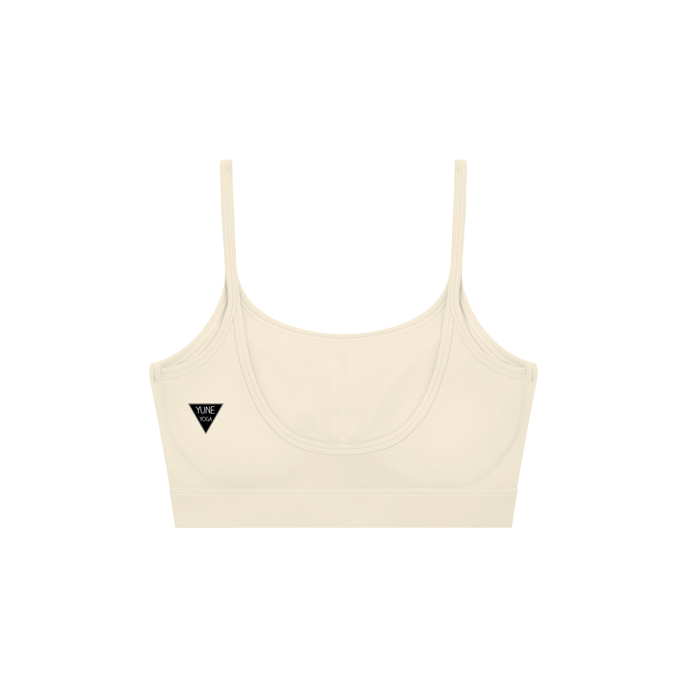 Women's Solid U-Neck Sports Bra