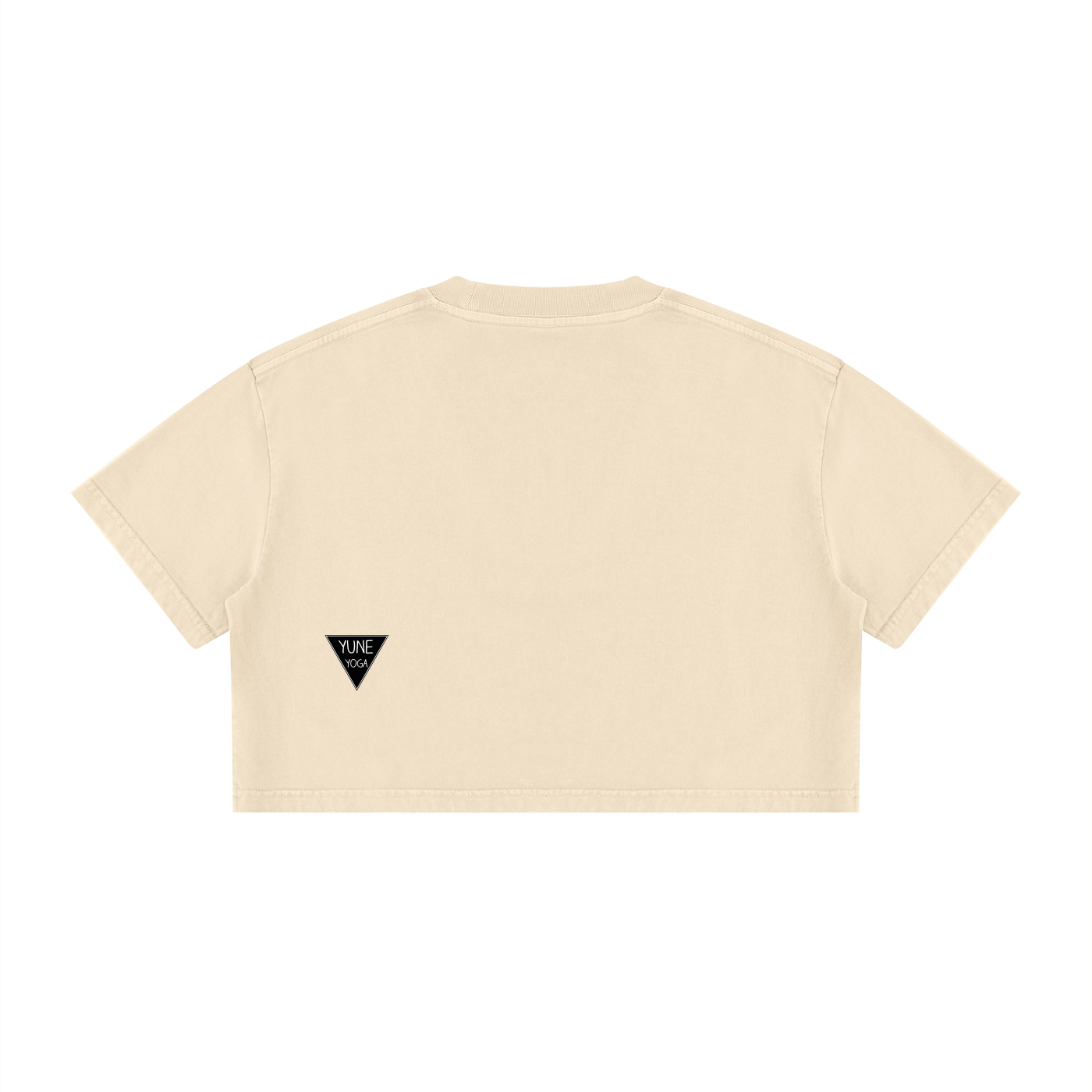 Women's Mineral Wash Cotton Crop T-Shirt