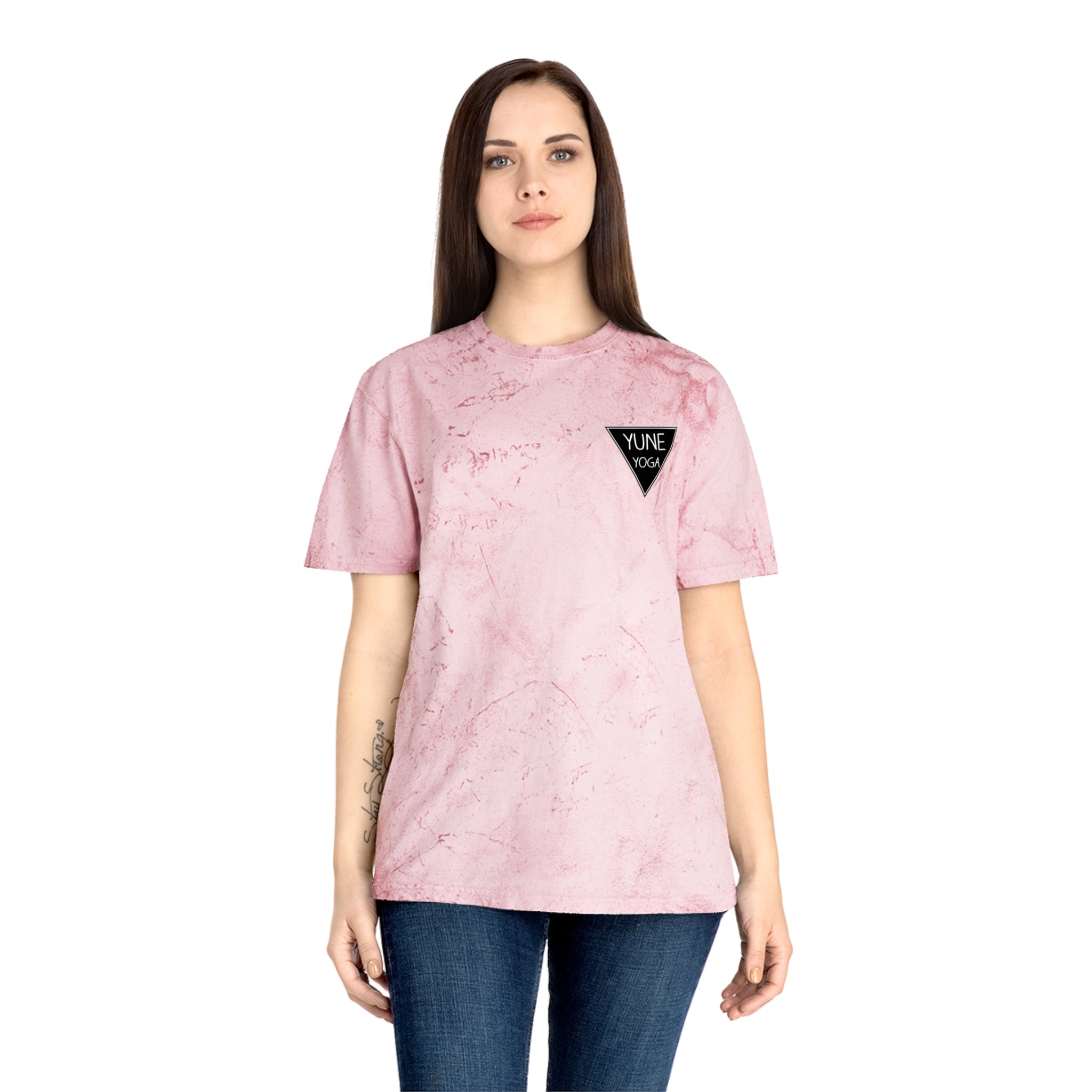 Color Blast T-Shirt - Colorful Unisex Yoga Tee - YUNE