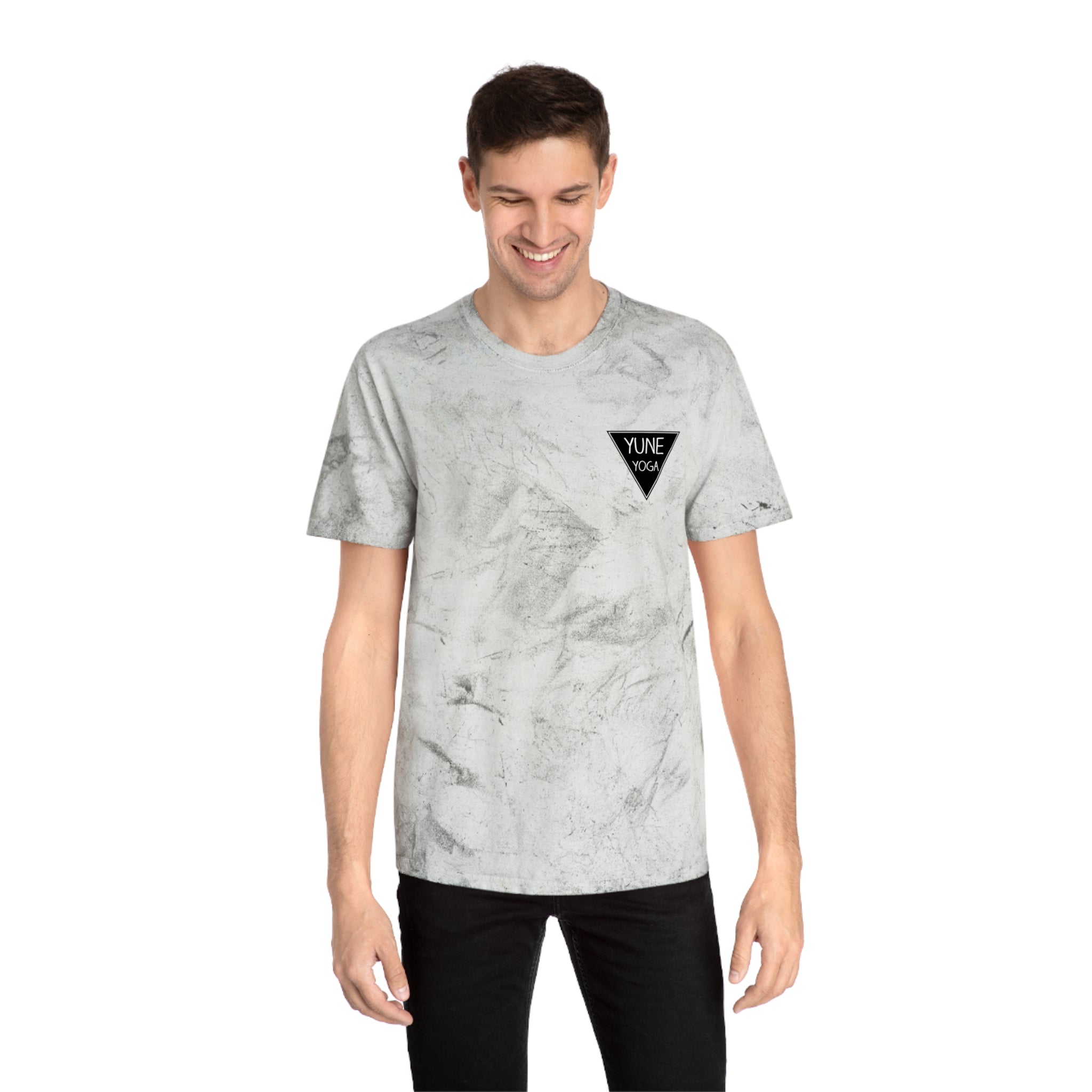Color Blast T-Shirt - Colorful Unisex Yoga Tee - YUNE