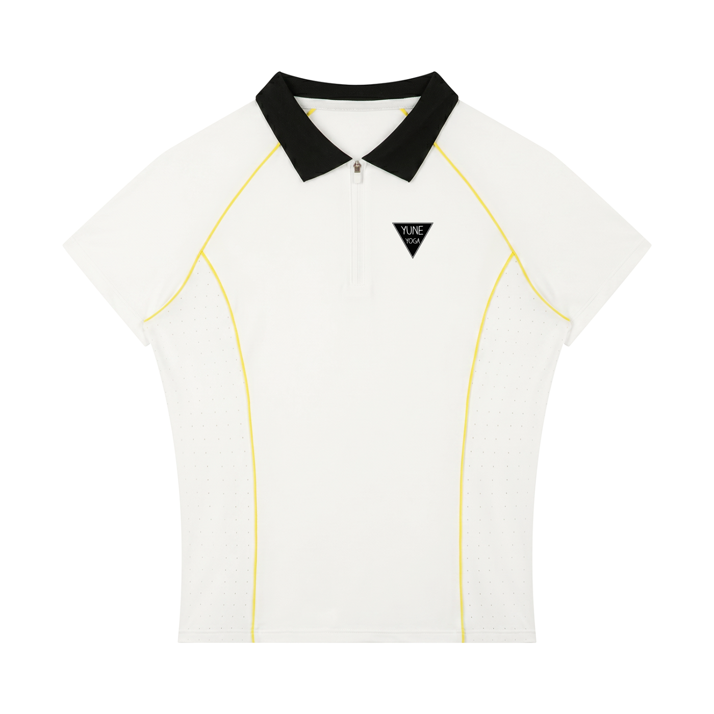 Women’s Slim Fit Quarter-Zip Polo Shirt