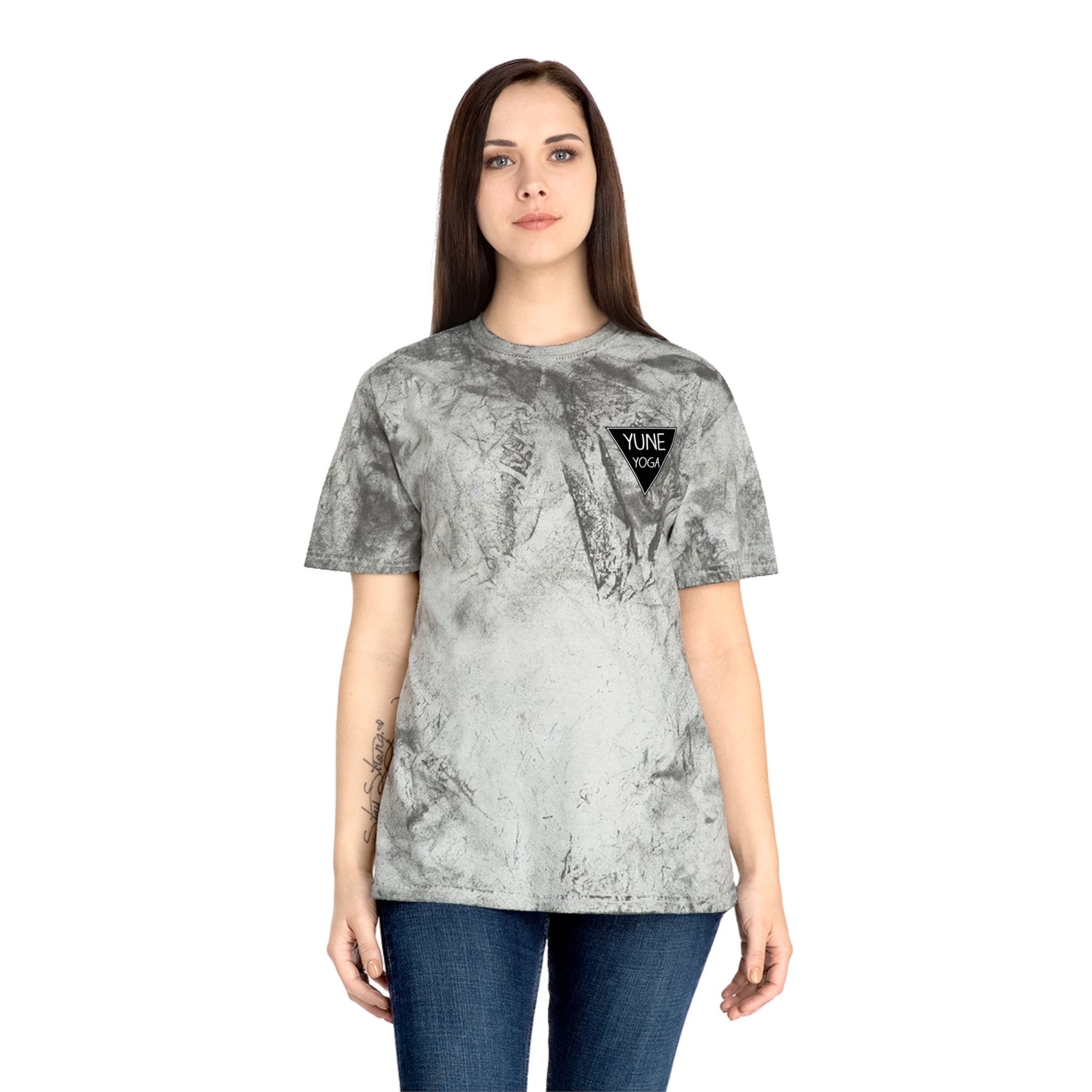 Color Blast T-Shirt - Colorful Unisex Yoga Tee - YUNE