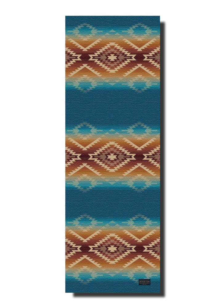 blue yoga mat