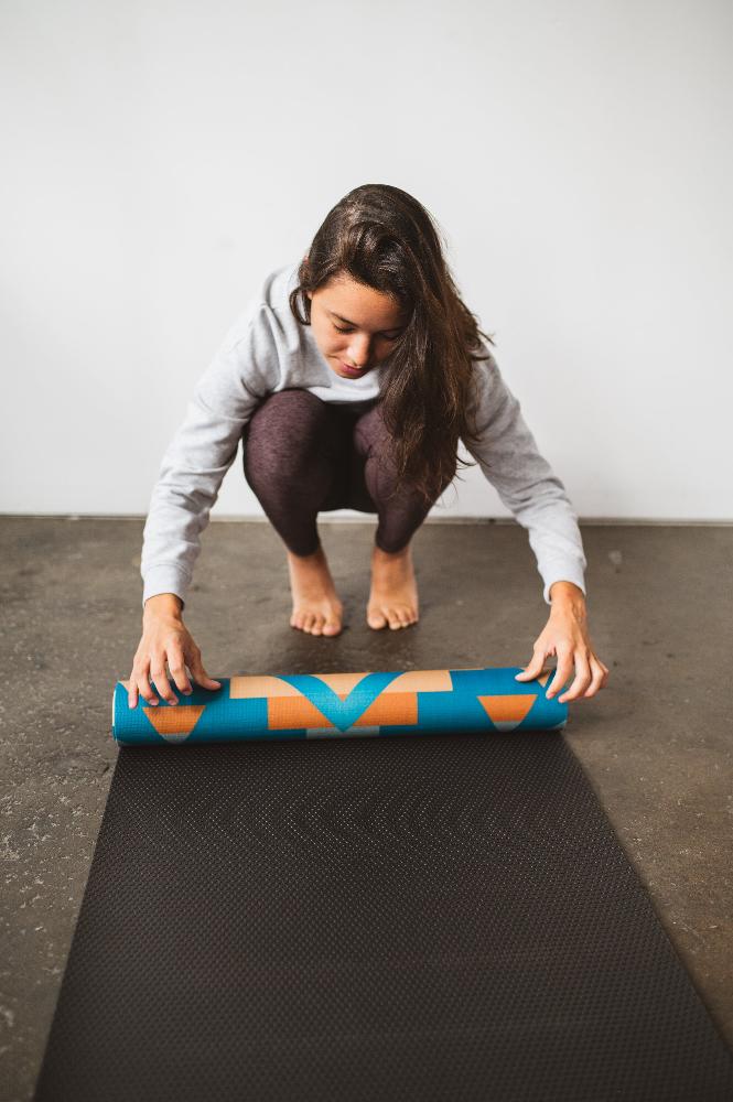 printed yoga mat