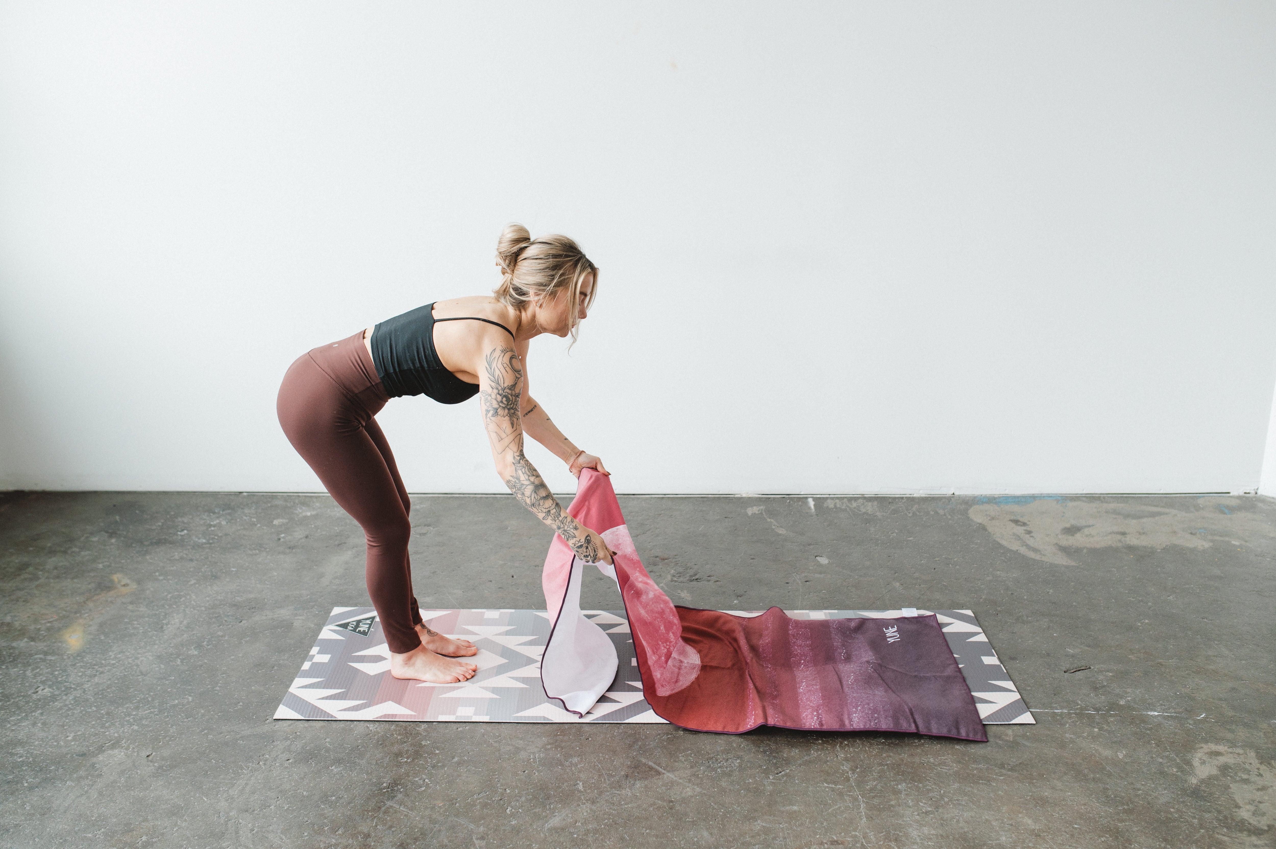 non slip yoga towel