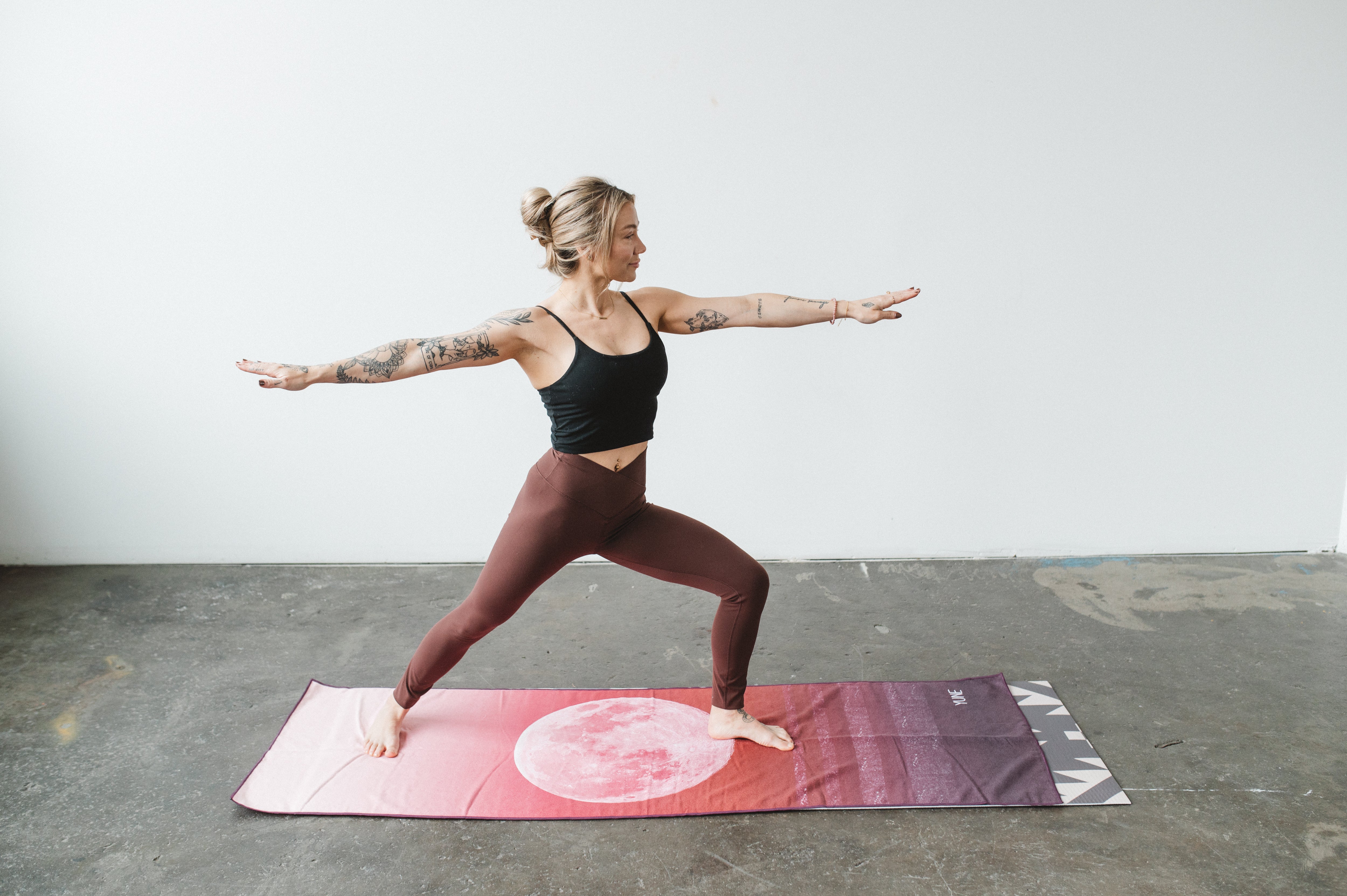 no slip yoga towel