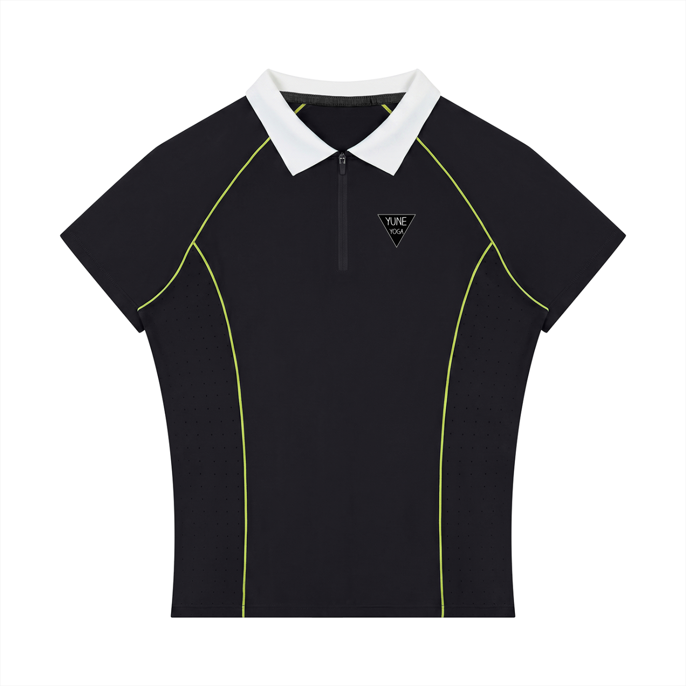 Women’s Slim Fit Quarter-Zip Polo Shirt