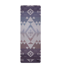 Load image into Gallery viewer, Foldable Suede Yoga Mat Pendleton Agate Beach Travel Mat