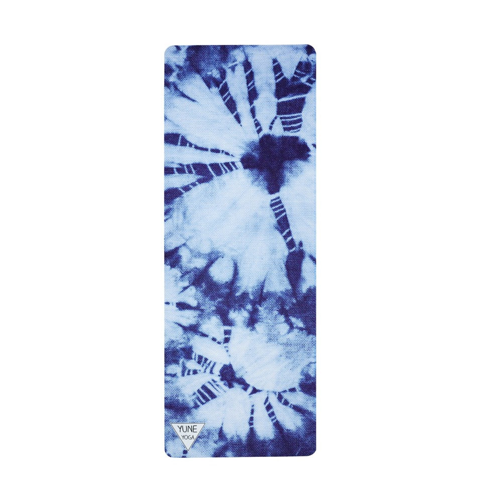 blue foldable yoga mat