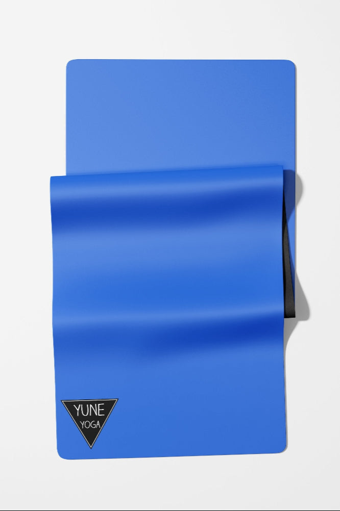 blue yoga mat