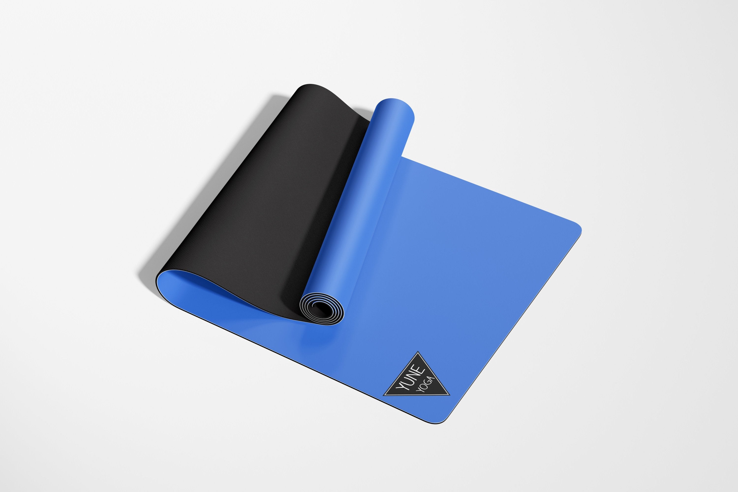 blue rubber mat