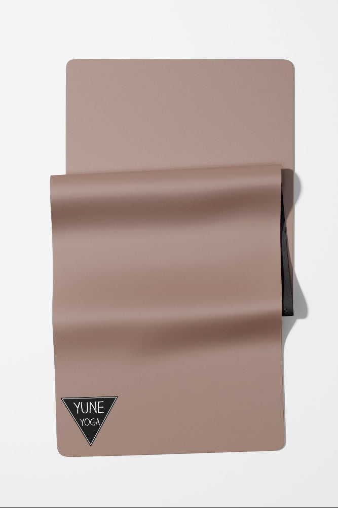 brown yoga mat