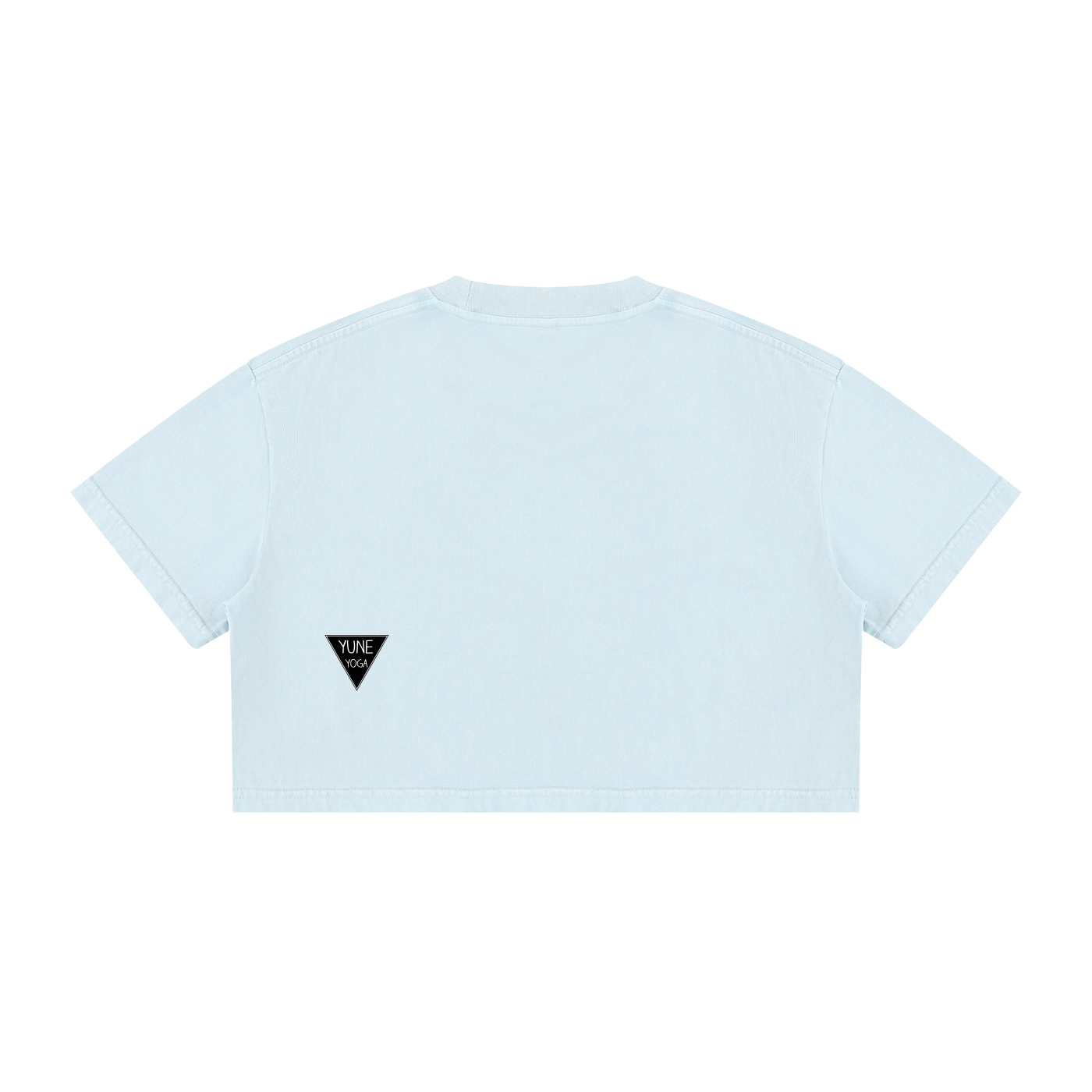 Women's Mineral Wash Cotton Crop T-Shirt