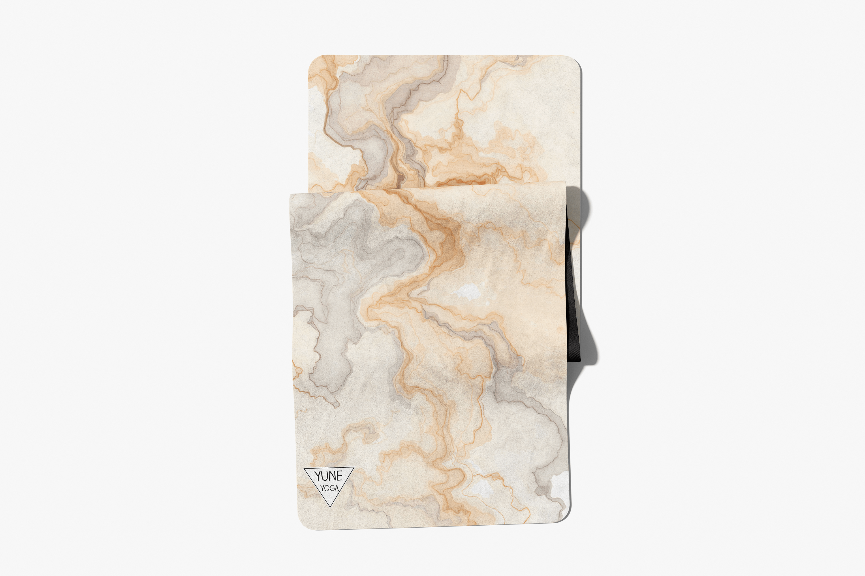 Calacatta Foldable Travel Yoga Mat – 2mm Lightweight, Non-Slip, Eco-Friendly Mat for On-the-Go Practice | Yune Yoga