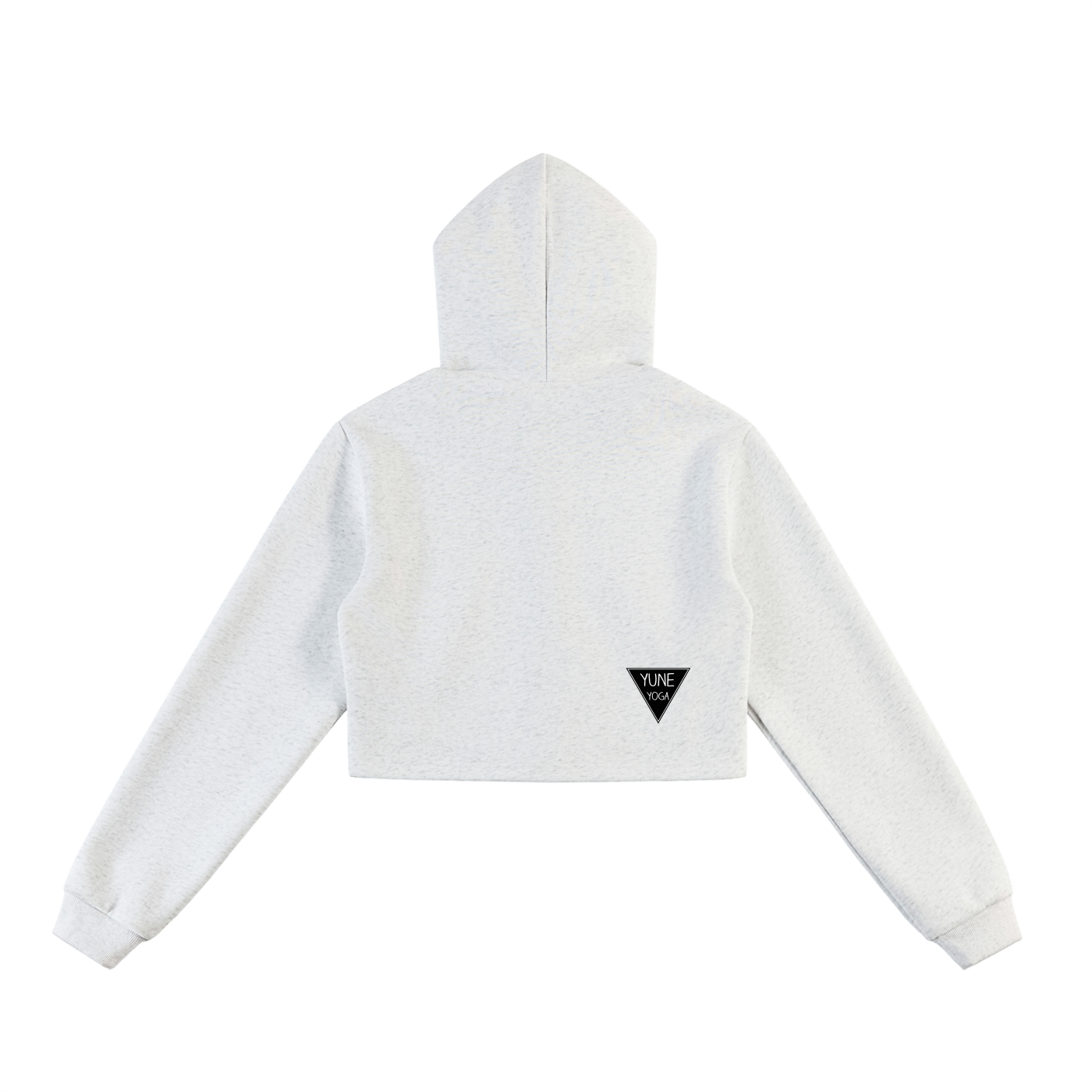 Essential Cropped Zip-Up Hoodie