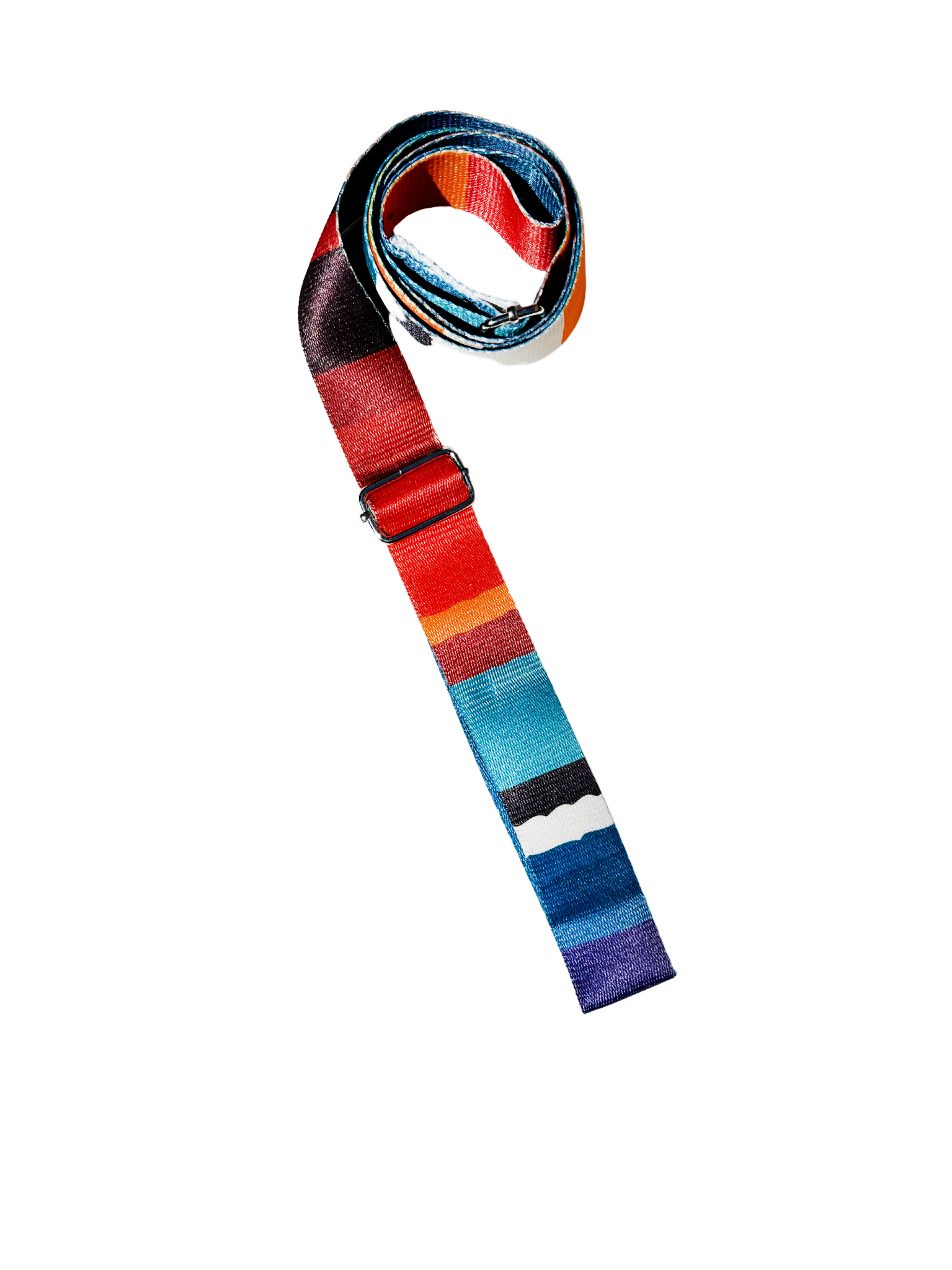 Yoga Strap | Stretching Strap | Metal Buckles | Rainbow | Yune | The Elk Meadow - Yune Yoga