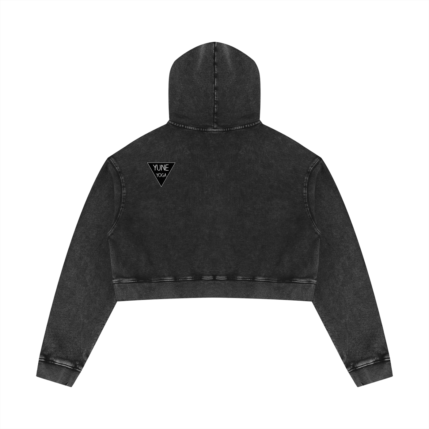 Women’s Mineral Washed Crop Hoodie