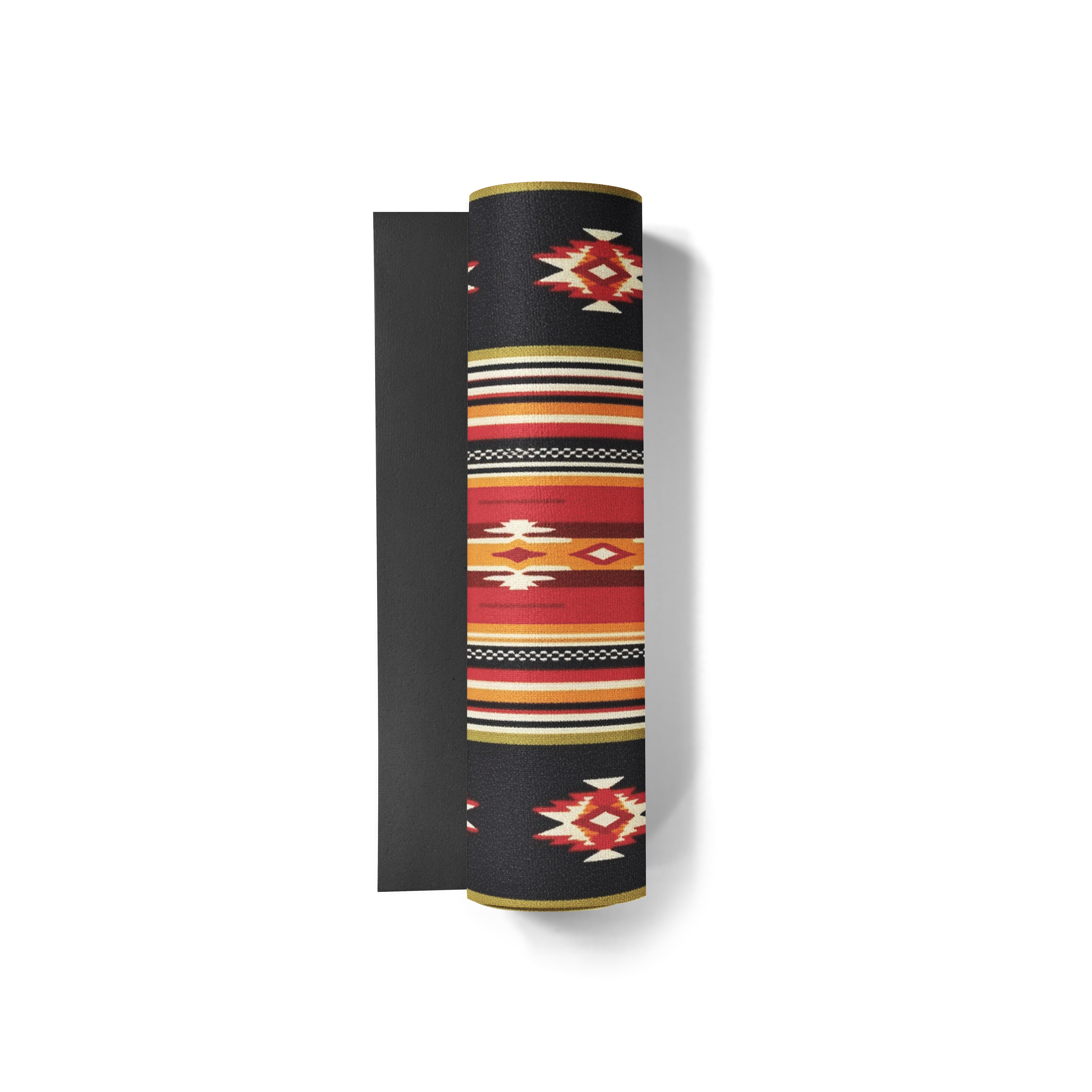 Pendleton Harding Navy PER Yoga Mat Side View Lifestyle Shot