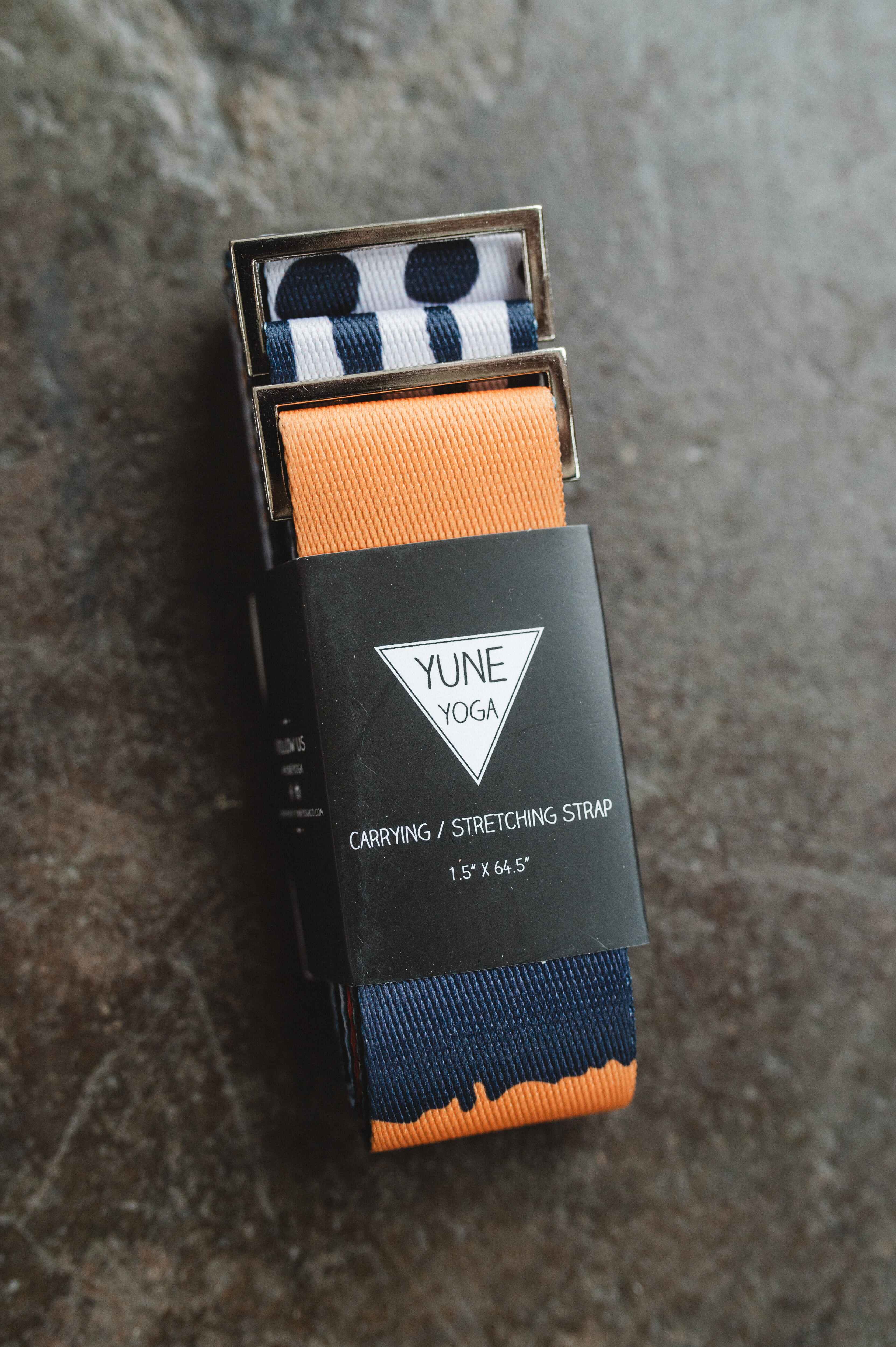 Yoga Strap | Stretching Strap | Metal Buckles | Multi Color | Yune Yoga | The Leo - Yune Yoga