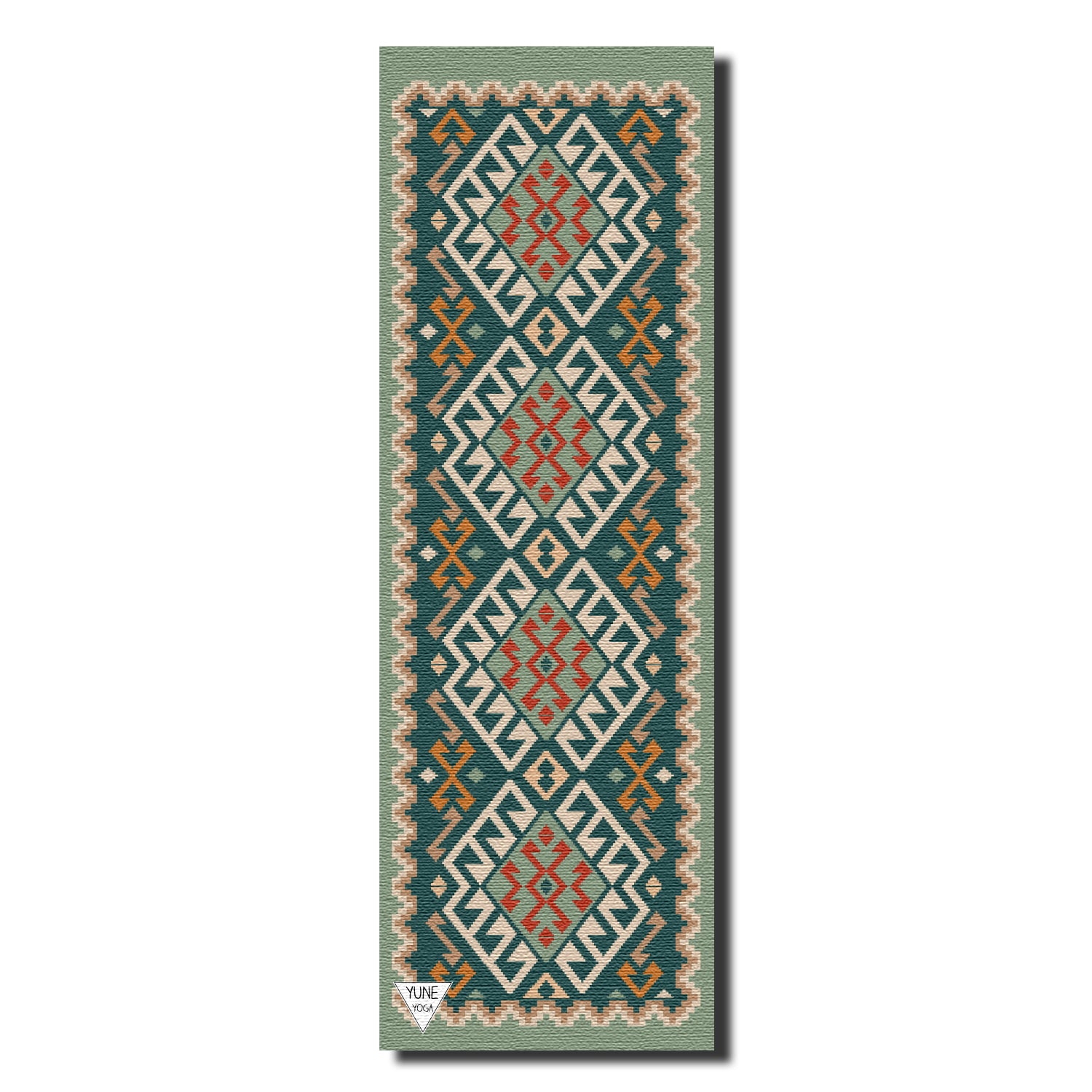 Pendleton Crater Lake PER Blue Yoga Mat Front View